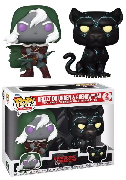 Drizzt Do'Urden And Guenhwyvar #None