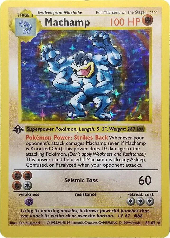 Machamp (Base Set Shadowless) #008/102
