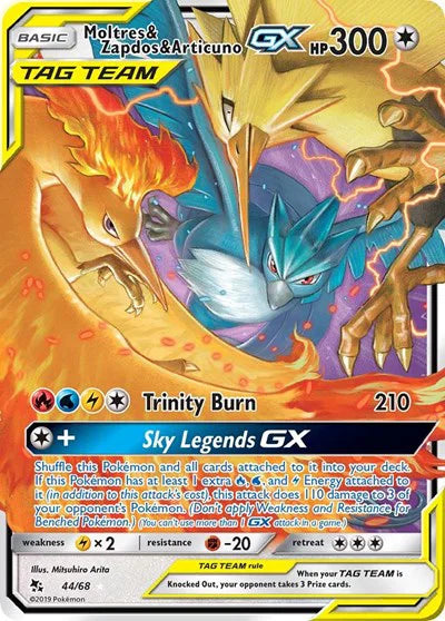 Moltres & Zapdos & Articuno GX #44/68