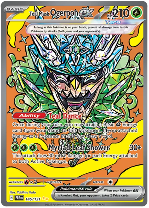 Teal Mask Ogerpon ex #145/131