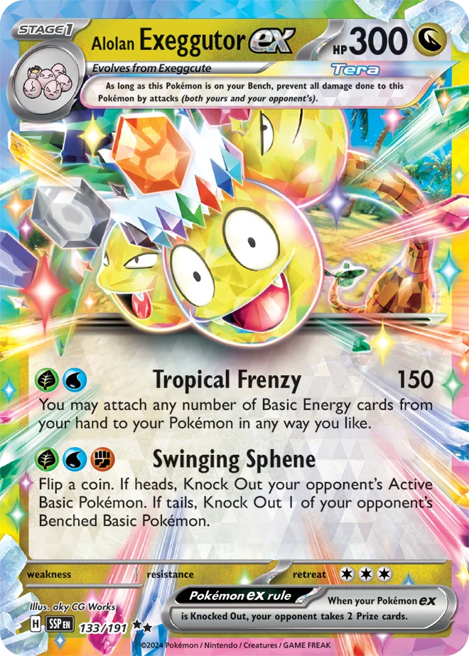 Alolan Exeggutor ex #133/191