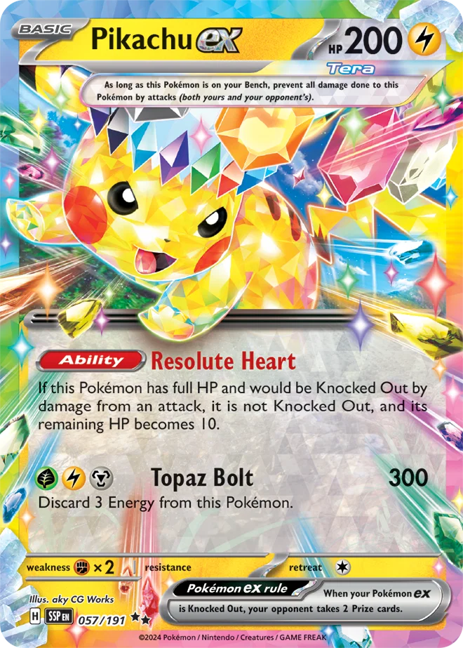 Pikachu ex #057/191